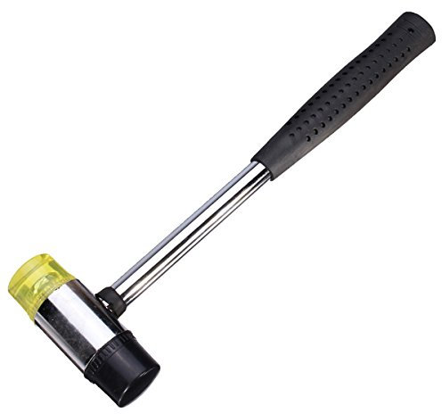 TuToy 30Mm Double Face Soft Tap Rubber Hammer Mallet Diy Leder Tool