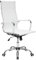 Cashoffice - Silla de Oficina XL Acabado Rejilla, Silla de Escritorio Giratoria y Regulable en Altura (Blanco)