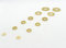 Brass Washers M8, 8.4mm inner diameter x 15.7mm outer diameter x 1.5mm thick DIN125 A Flat Plain Pack of 10 M8 (8mm)