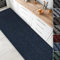 Floordirekt Küchenläufer Granada - Teppich-Läufer auf Maß für die Küche - Breite: 80 cm - Moderne & hochwertige Wohnteppiche (Blau, 80 x 200 cm)