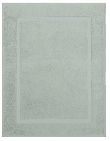 Betz Badvorleger Badematte Badteppich Duschvorleger Frottee Größe 50x70 cm Premium Qualität 650 g/m² Farbe heugrün