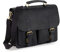 Jahn-Tasche Kompakte Aktentasche Businesstasche Größe M aus Büffel-Leder im Vintage-Style, Schwarz, für Damen und Herren, 410-n