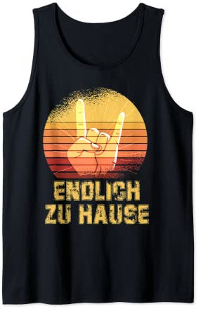 endlich zu hause, Rock Festival, Pommesgabel, Metaller Tank Top