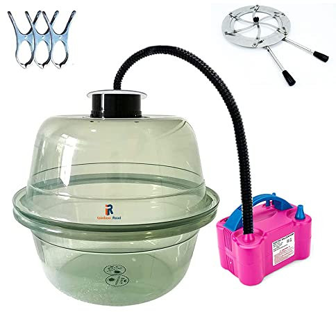 Ballon Füllmaschine, 18,1-Zoll-Geschenk Verpackungsmaschine mit Ballonpumpe und Bördelzange, Ballon Füllwerkzeug-Kit für Hochzeit, Weihnachten, Geburtstagsfeier, Ballonblumenstrauß