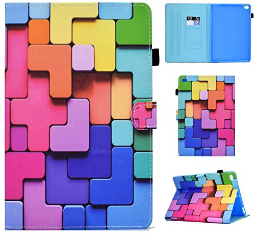 Rosbtib Funda Compatible con iPad 9.7 2018/2017(6./5.Generation)/iPad Air 2/Air 1, Funda Carcasa Ultra Slim Smart Cover con Función de Soporte Dormir/Activar Funda iPad 5/6/Air 2/Air 1, Cubo