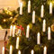 Christmas Candle String Lights, 48Feet 50Pcs LED Candle Lights for Christmas Tree, Connectable Flameless Candle Lights with Clips for Xmas Tree Holiday Seasonal Celebration Decoration, Warm White