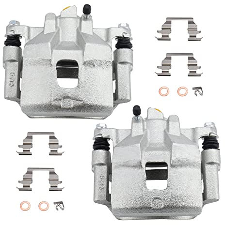 BRTEC Front Disc Brake Caliper Left & Right Side 19B2049 19B2048 for 1998-2002 Toyota Corolla, for 1998-2002 Chevy Prizm Front Brake Calipers