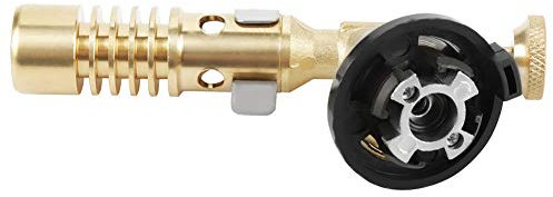 Flame Gun, Professional Portable Welding Torch Blowtorch Professional Portable Brass Kitchen BBQ Flame Torch, for Welding BBQ Grill Home Camping, Adjustable Flame