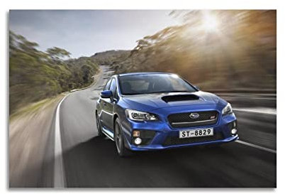 JDM Sportauto-Poster für Subaru WRX STI Rennauto Supercar Poster Dekorative Malerei Leinwand Wand & Kunstbild Druck Moderne Familie Schlafzimmer Dekor 30 x 45 cm