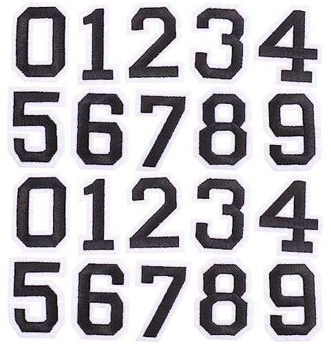 2 Set Di Decalcomanie Di Numero Di Maglia Di Calcio Adesivi Adesivi Adesivi Decorazione Lettera Ricamo Applique Da Stiratura Adesivi Hockey Adesivi Fai Da Te Lavabili