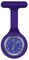 Vicloon Montre à Gousset D'infirmière, Infirmière Montre Broche en Silicone avec Broche pour Infirmières et à Tout Autre Professionnel de la Santé Bleu Marine
