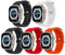 Ycysh Paquete de 5 correas Ocean compatibles con Apple Watch Ultra 2 Band de 49 mm, correa de silicona deportiva para mujeres y hombres, para iWatch Series Ultra 2/1