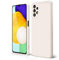 oakxco für Samsung Galaxy A32 5G/ M32 5G Hülle Silikon Case mit Kameraschutz, Ultra Dünn Bunt Handyhülle Mädchen, Einfarbig Handy Hülle Slim Schutzhülle, Matt TPU Weich GummiSilikonhülle, Beige Titan