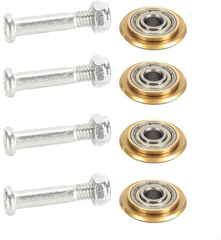 Ruota per tagliapiastrelle, in carburo di tungsteno, lama spintore per piastrelle, bordo dritto, alta resistenza all'usura, 22 x 6 x 6 mm