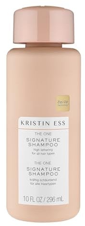 Kristin Ess | Shampoo The One Signature | Hochwertiges Haarshampoo Damen für Feuchtigkeit und Glanz | Haarpflege für tägliche Anwendung, für alle Haartypen| Vegan, ohne Sulfate, ohne Parabene | 296 ml