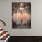 HOLEILUCK Wunderschönes Ballerina-Tänzer-Gemälde – Ballett-Wanddrucke, große gerahmte Drucke, Ballett-Wandkunst, Tänzer-Poster, 60 x 105 cm/24 x 41 Zoll, mit Rahmen