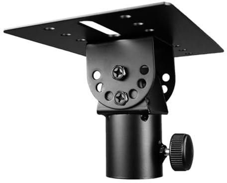 Speaker Tray Bracket Studio Monitor Stand Bookshelf Speaker Stand Projector Stand Desk Speaker Holder For Speaker Mount Rotatable Metal Mount