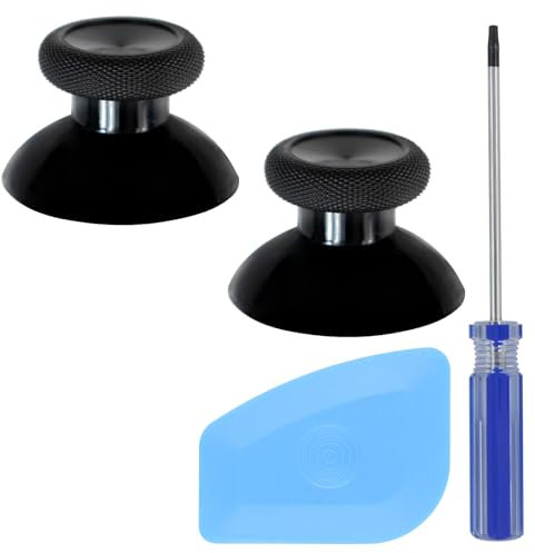 OnlyTech - 2er-Set Joysticks für Xbox One und Series X/S und Elite Controller - Schwarz - Mit Werkzeug