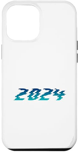 Hülle für iPhone 12 Pro Max 2024 Neues Jahr, Zukunft, Kunst, Futuristisch, My Year Tech