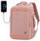 HUNTVP Handgepäck Rucksack Damen mit USB Anschluss, Erweiterbar Reiserucksack Damen Travel Backpack 15,6 Zoll Laptop Rucksack Damen Elegant, Business Tagesrucksack für Uni Arbeit Reisen Flugzeug