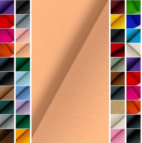 StoffBook HAUTFARBE PREMIUM FILZSTOFF 4MM EDLE OPTIK WIE WOLLFILZ BASTELFILZ 100CM BREITE, E375