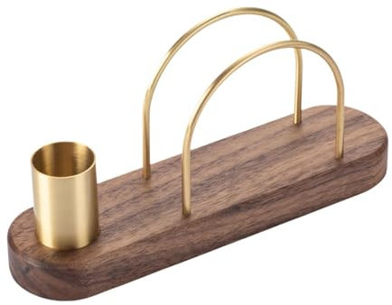 SiaBiced Eleganter Serviettenhalter mit Praktischem Zahnstocherbehälter