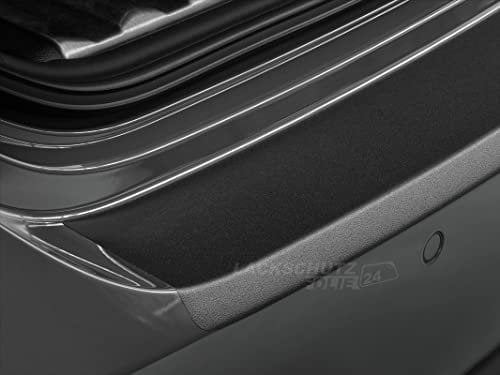 LSF24 - Ladekantenschutzfolie - Schwarz Strukturiert Matt passend für Skoda Kamiq Facelift, ab BJ 01/2024