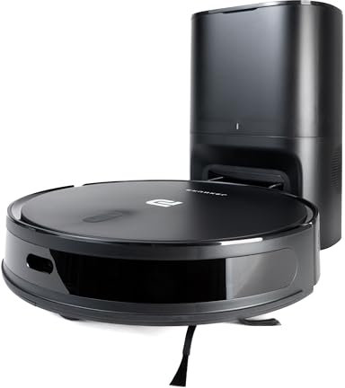 Grunkel Robot Aspirador y friegasuelos I-Dancer Turbo Brush con navegación giroscópica 5000Pa (Robot + Depósito)