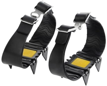 MZPOZB Steigeisen 4 Zahn Steigeisen Outdoor Bergsteigen Wandern EIS Ski Schneeschuhe Spikes Winter Anti Rutsch EIS Greifer Crampons