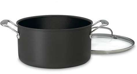 Cuisinart Chef's Classic 6-Quart PURELYCERAMIC™ Nonstick PFAS Free Hard-Anodized, Stockpot with Cover, 644C-24