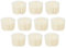 SuhoFutus Blumensäule Deko Säule 10er Set Faltbare Karton Blumensäule Weiß - 50KG Tragkraft Hochzeitsdeko Säulen für Tischdekoration, Geburtstagsparty, Festliche Veranstaltungen, 30 × 20 cm