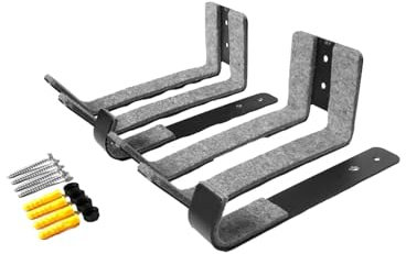 Snowboard Rack, Surfboard Display Holder, 17 x 4,5 x 14 cm / 6,69 x 1,77 x 5,51 Zoll Raumsparregal für Schlafzimmer, Wohnung, Garage und Wohnzimmer, Iron