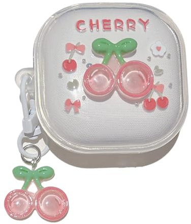 GULVQYF Clear Case for Samsung Galaxy Buds FE/2 Pro/Pro/Live/Buds 2,Shockproof Protective Earphones Cover,Gift for Boys Girls (B)