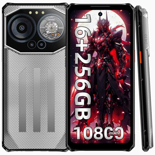 Outdoor Smartphone, IIIF150 B3C 10800mAh, 16GB RAM+256GB ROM Outdoor Handy Ohne Vertrag, 6.6 Bildschirm & 1.1 Sub Bildschirm, Android 14 Baustellenhandy, 50MP Kamera, IP68 Wasserdicht, Dual 4G SIM