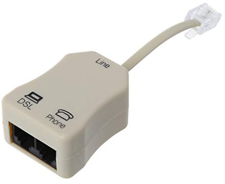 Ldbuejiaja Telefon Splitter RJ11 Adapter ADSL Modem Fax Splitter Trennzeichen