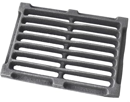SEZAM 21,5 x 15,5 cm Gussrost Ofenrost Ascherost Gußrost verschiedene Durchmesser, Kaminrost passend Kaminofen Tafelrost Rost Ofengitter Feuerrost Kohlerost