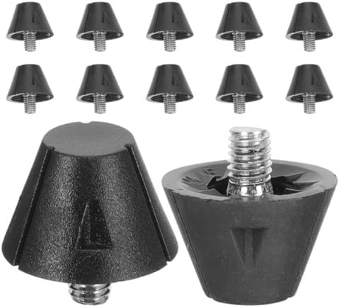 Healeved 12pcs Replacement Cleats for Football Shoes Lightweight Nylon Spikes Anti-slip Design Suitable for Artificial Grass and Natural Grass Sports
