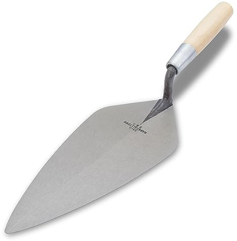 Marshalltown 3311 11-inch Brick Trowel London Pattern - Wooden Handle
