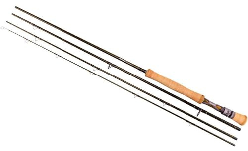 Snowbee Diamond² #5 4-teilige Fliegenrute, olivgrün, 274 cm