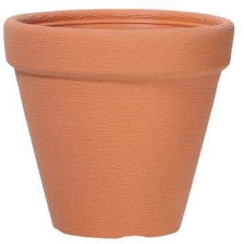 rg-vertrieb Blumentopf Classic 40cm (19L) Terrakotta – Massiver Pflanztopf Pflanzkübel aus Kunststoff für Innen & Außen – Frostsicherer Blumenkübel Rund