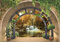 Forwall - Vlies Fototapete Fenster Wasserfall Wald Natur Landschaft 520x318 cm - Fototapeten - Tapeten - für Wohnzimmer Schlafzimmer - Vliestapete Wandtapete Tapete 3D Effekt- inkl. Kleister
