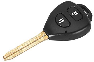 Guscio Chiave per Toyota Hilux Verso Urban Cruiser IQ Rav4 Yaris | 2 Tasti | Telecomando