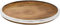 EDZARD Serviertablett Cincinnati, Mangoholz und Edelstahl, Durchmesser 40 cm