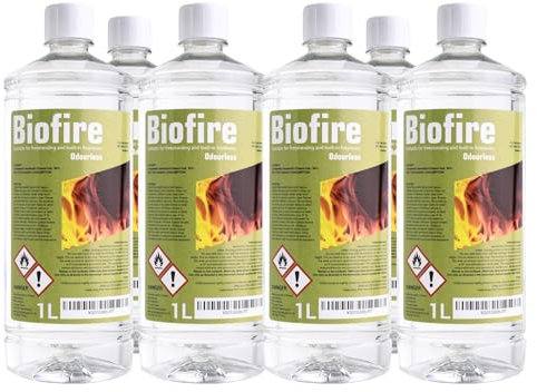 PREMIUM BIOETHANOL FUEL FOR FIRES, Bio ethanol Liquid fuel for bioethanol fires (6 LITRE)