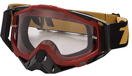 Carolilly Motorradbrille Retro Brille Motorrad Winddichte Brille Fahrradbrille Herren Motocross Brille Schwarz Skibrille Herren (L, Einheitsgröße)