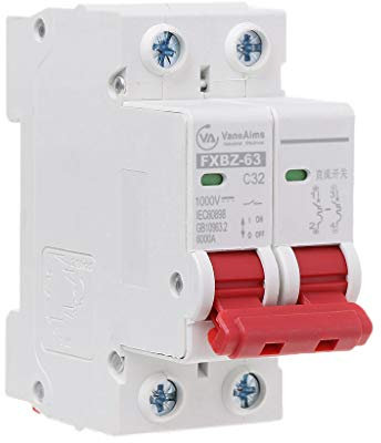 SUCHUANGUANG 2P DC 1000V Mini Interruttore Solare 10A / 16A / 32A / 50A / 63A DC Interruttore magnetotermico DC fotovoltaico