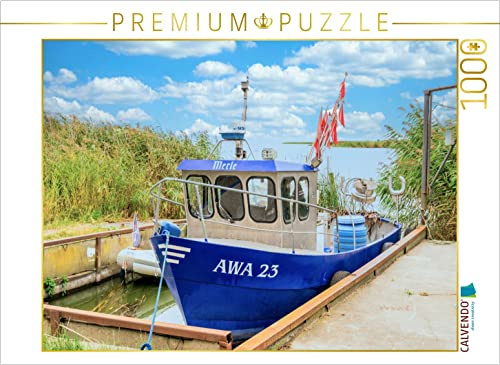 CALVENDO Puzzle Fischerboot | 1000 Teile Lege-Größe 64 x 48 cm Foto-Puzzle für glückliche Stunden