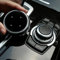 CDIYTOOL Auto-Multimedia-Knopfabdeckung für BMW F10 F20 F30 IDrive, schwarz, Druckknopf, MANUELL, Schwarz