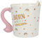 Depesche 11956 Ylvi - Trink-Becher Born to be a Unicorn, Tasse aus Porzellan mit ca. 300 ml Fassungsvermögen, ideal für Kakao, Kaffee, Tee und andere Getränke