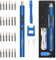 ORIA Cacciavite Elettrico di Precisione, 28 in 1 Portatile Kit Cacciavite Magnetico con 24 Puntes, Ricarica USB & 3 Illuminazione a LED, Kit di Strumenti Riparazione per Smartphone, Computer - Blu
